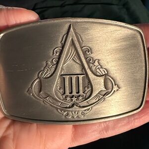 Assassin Creed Engraved Belt Buckle